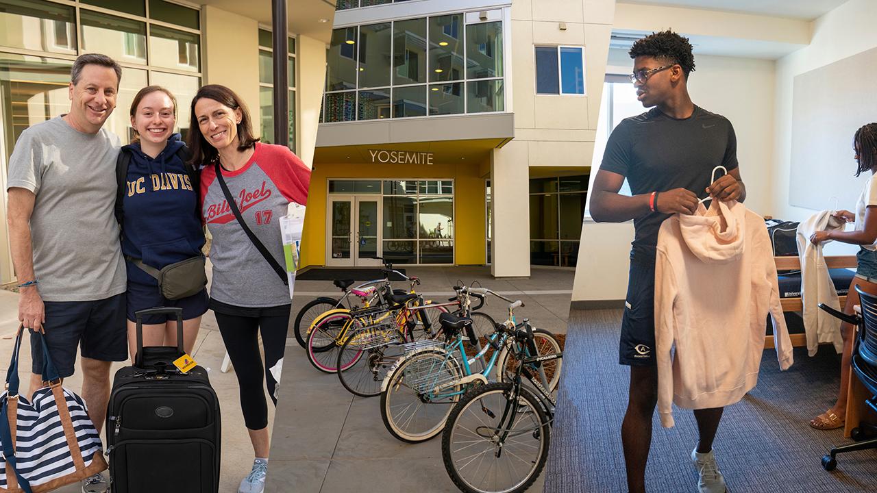 Students moving into Yosemite Hall