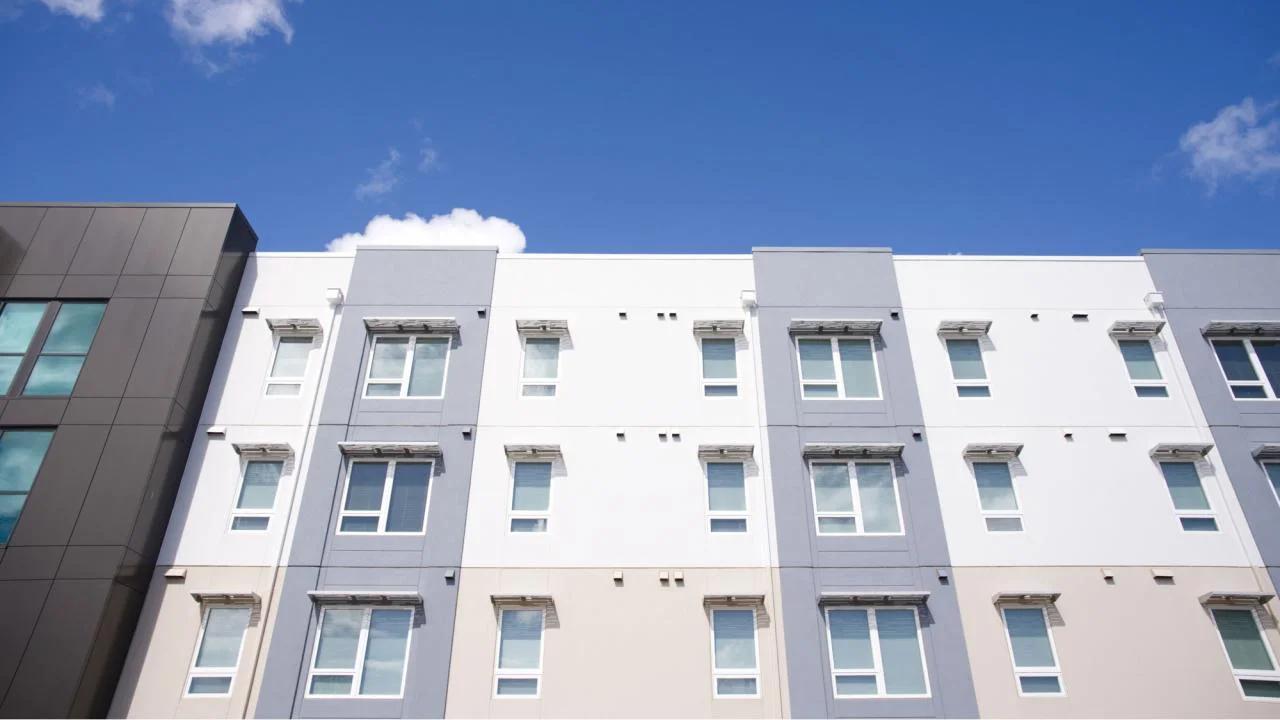 Apartment building at Orchard Park