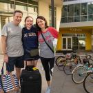 Students moving into Yosemite Hall