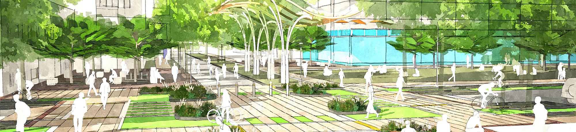 Rendering of UC Davis Campus